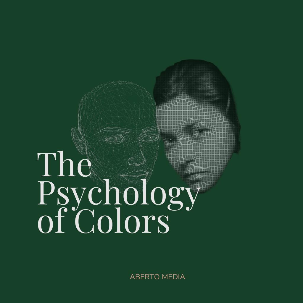 Color psychology text on a minimalist background